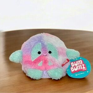 Bum Bumz Plush Peace Sign Stuffed Animal - Multicolor, New With Tags